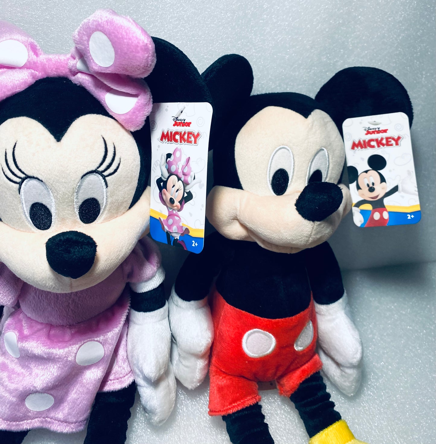 New Disney Junior Mickey & Minnie Mouse Set Clubhouse Series Plush Dolls