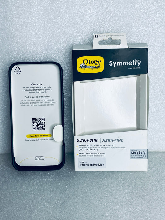 otterBox Symmetry Series MagSafe iPhone Case For 16 Pro Max, Black