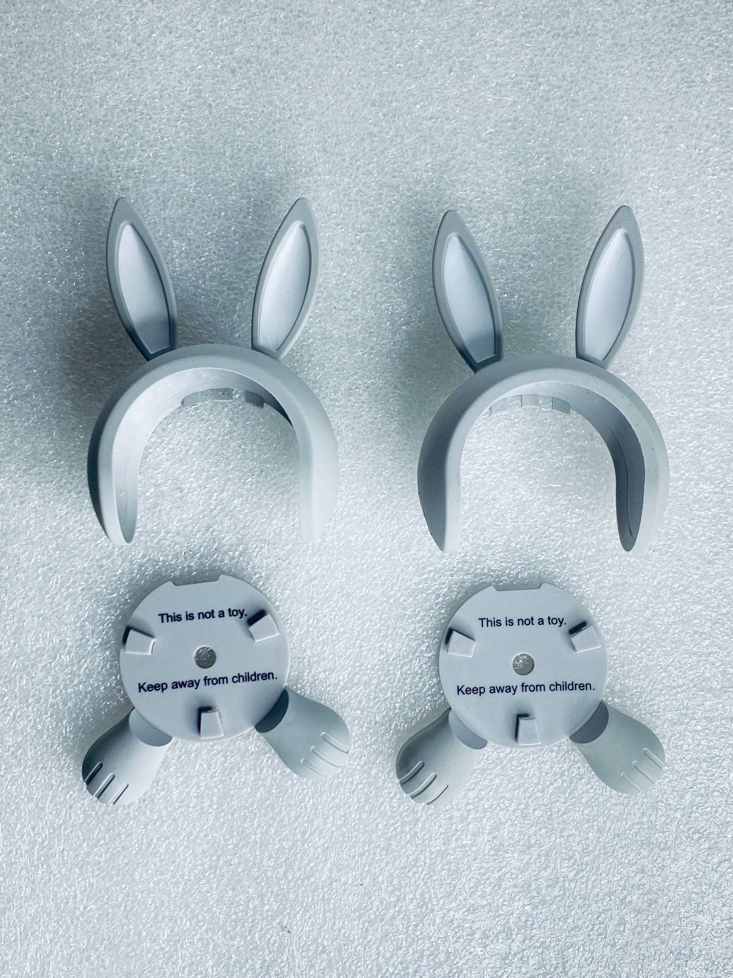 lot Of 2-Arlo Bunny Monitor Top Ear/Bottom Feet Attachments For ABC1000 - READ