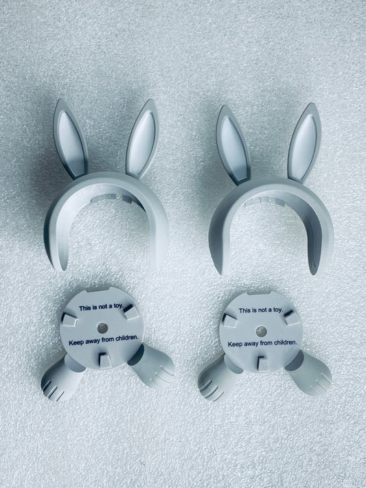 lot Of 2-Arlo Bunny Monitor Top Ear/Bottom Feet Attachments For ABC1000 - READ