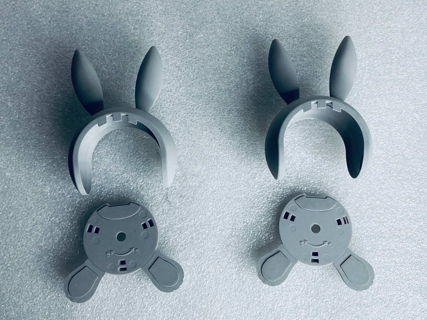 lot Of 2-Arlo Bunny Monitor Top Ear/Bottom Feet Attachments For ABC1000 - READ