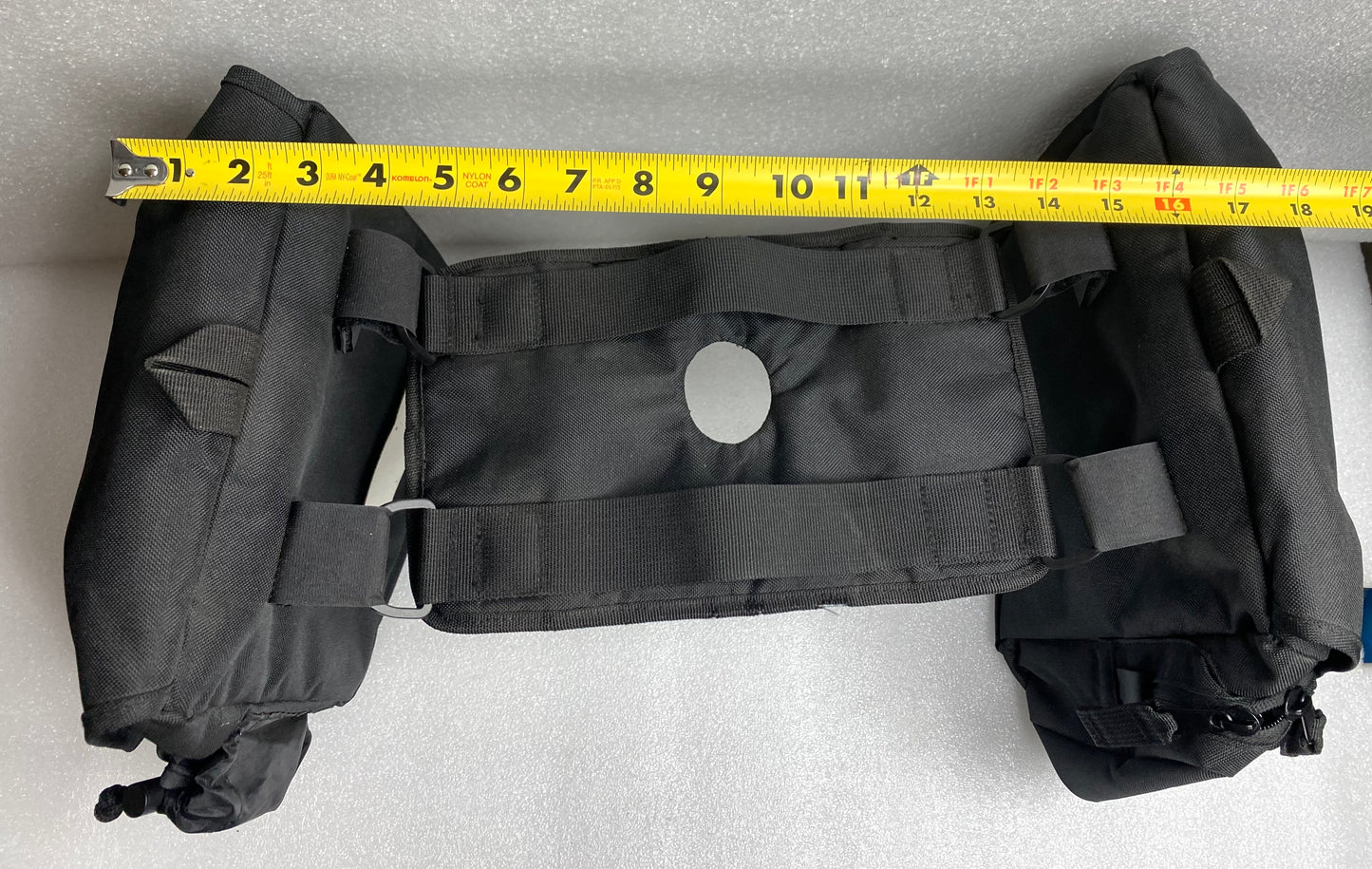 New Other Motorcycle Saddlebags Approx. (11” x 18”), Black