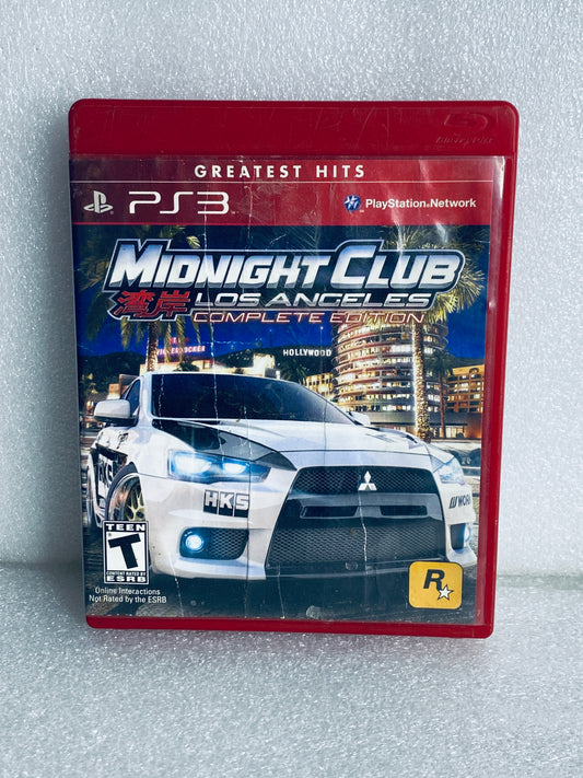 midnight Club Los Angeles Complete Edition For Sony PlayStation 3 - (READ)