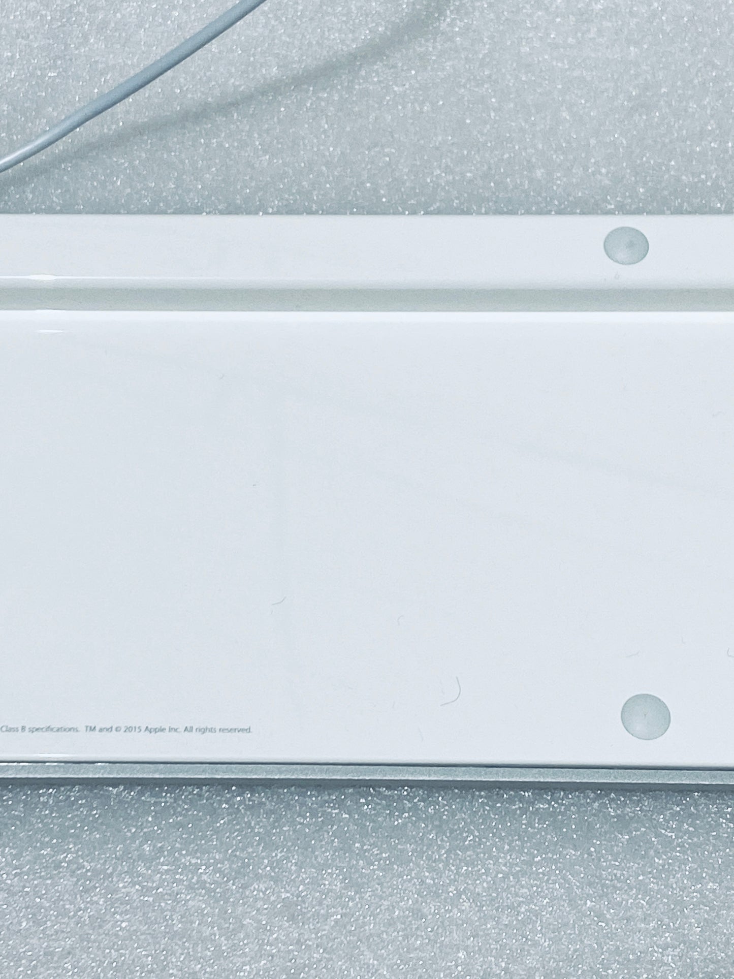 Apple White Aluminum USB Wired Keyboard A1243 & Apple Wired Mouse A1152 - (READ)