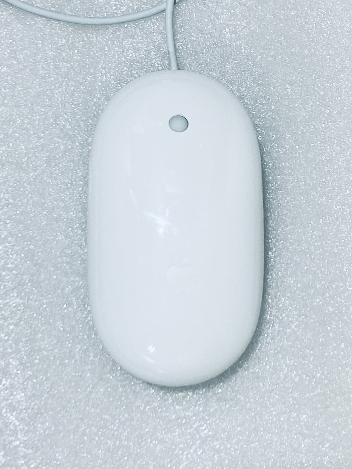 Apple White Aluminum USB Wired Keyboard A1243 & Apple Wired Mouse A1152 - (READ)