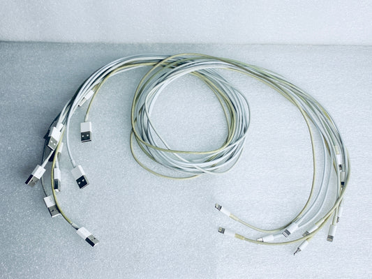 #175 - lot Of 10 - Mixed Sized Lightning Charge Cables For Apple iPhone & iPad - (READ) - (IN CONDITION AS SHOWN)