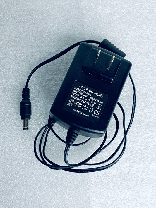 i.T.E CY-122000 12V 2A AC Adapter/Charger Power Supply Cord, Black - (READ)
