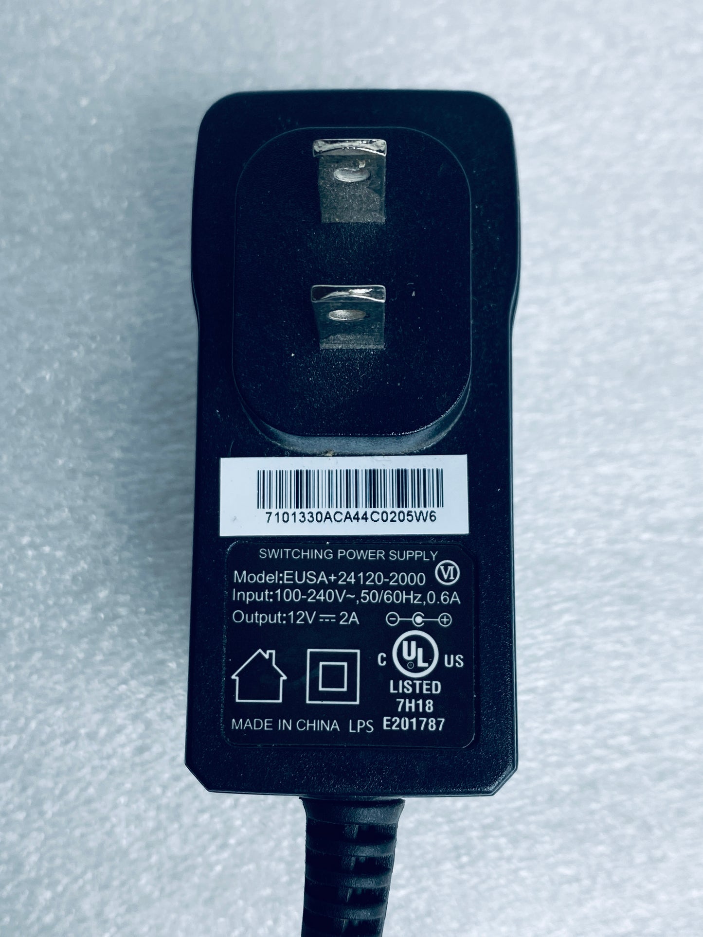 switching Power Supply EUSA+24 120-2000 AC/DC 12V 2A,  Black - (READ)
