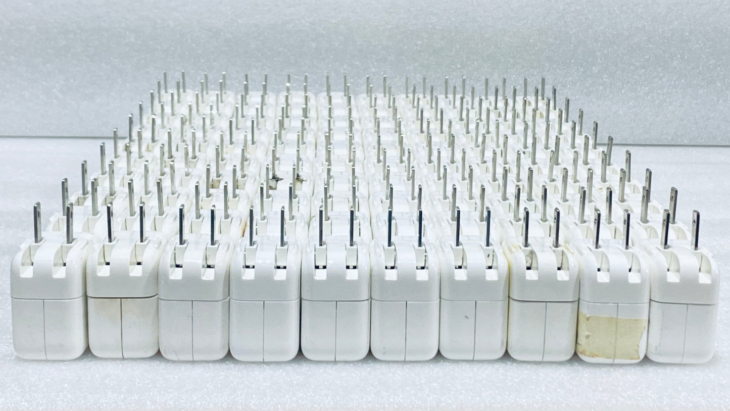 Lot Of 100 - Original/OEM Apple 12W A1401 USB Power Adapter/Charger Bricks -READ