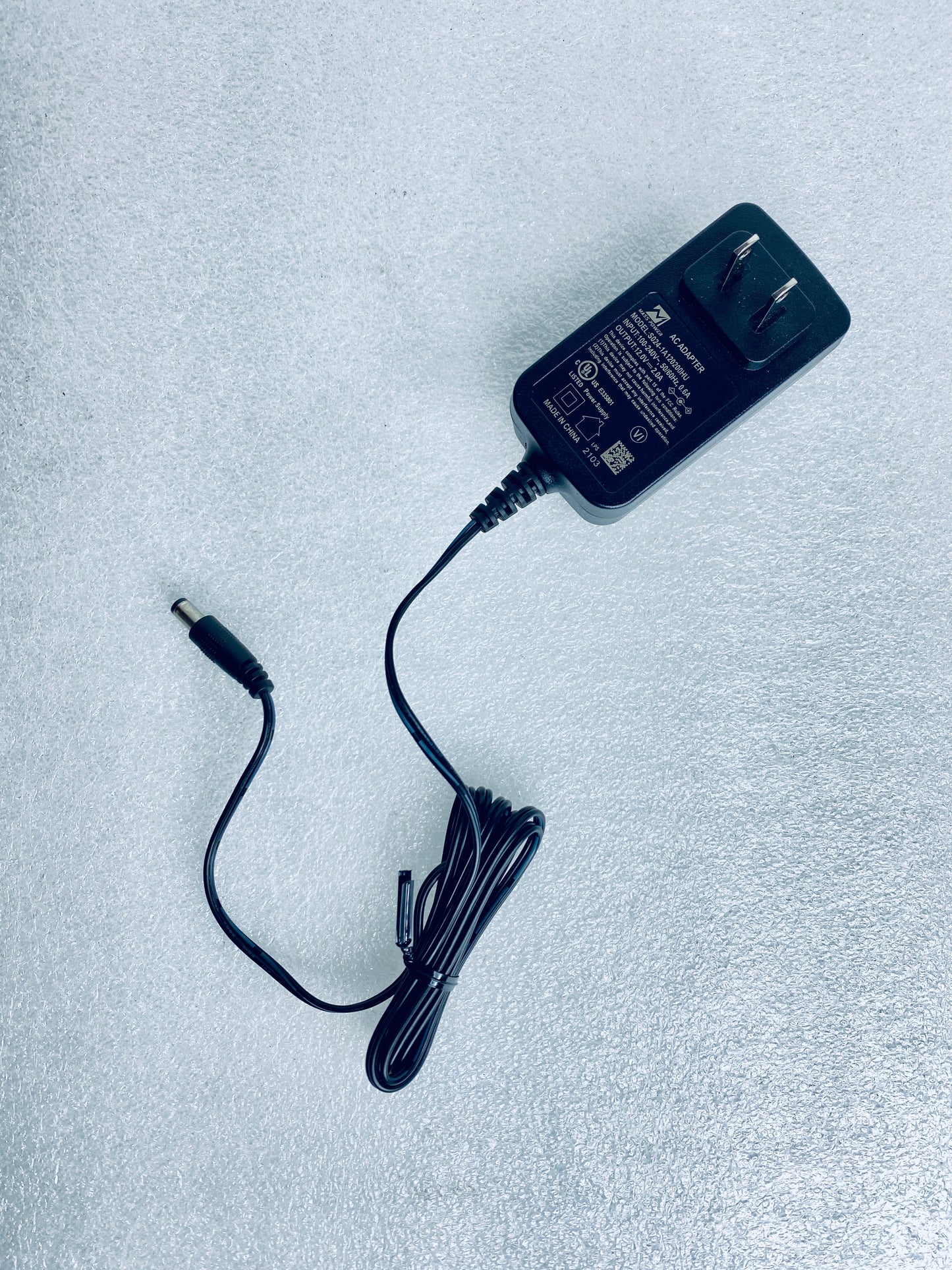 mass Power S024-1A120200HU 12V 2A AC Adapter/Charger, Black