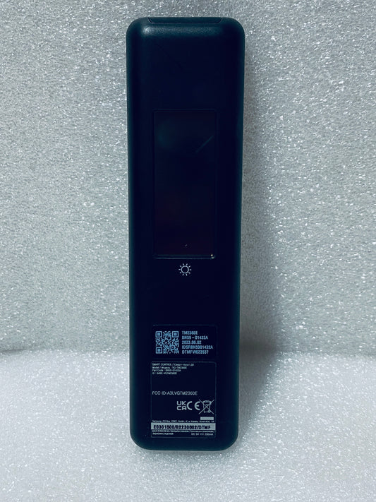 Samsung BN59-01432A Black Solar/Rechargeable TV Remote Control, TM2360E