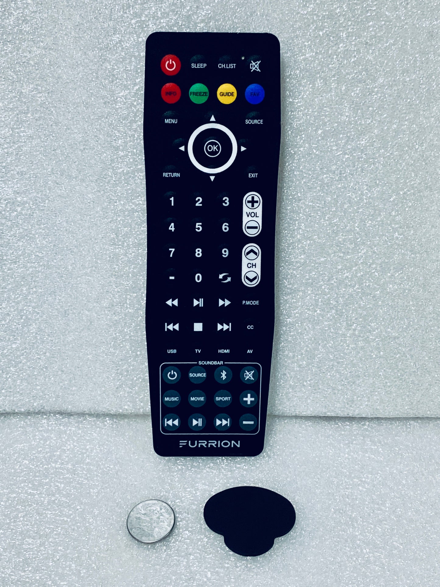 Furrion Black Remote Control For FDUP65CBS TV