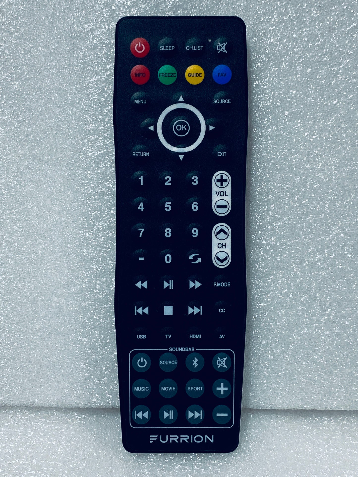 Furrion Black Remote Control For FDUP65CBS TV