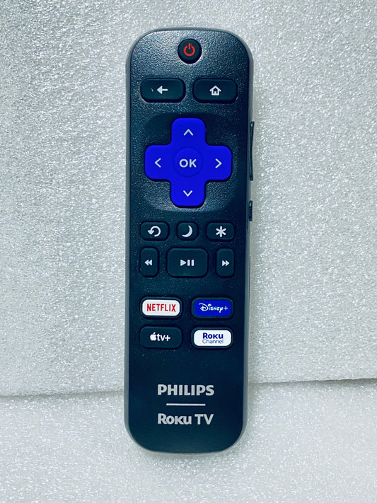 New Open Box - Philips Smart Black Roku TV Remote Control, RC-ALIR - (READ)
