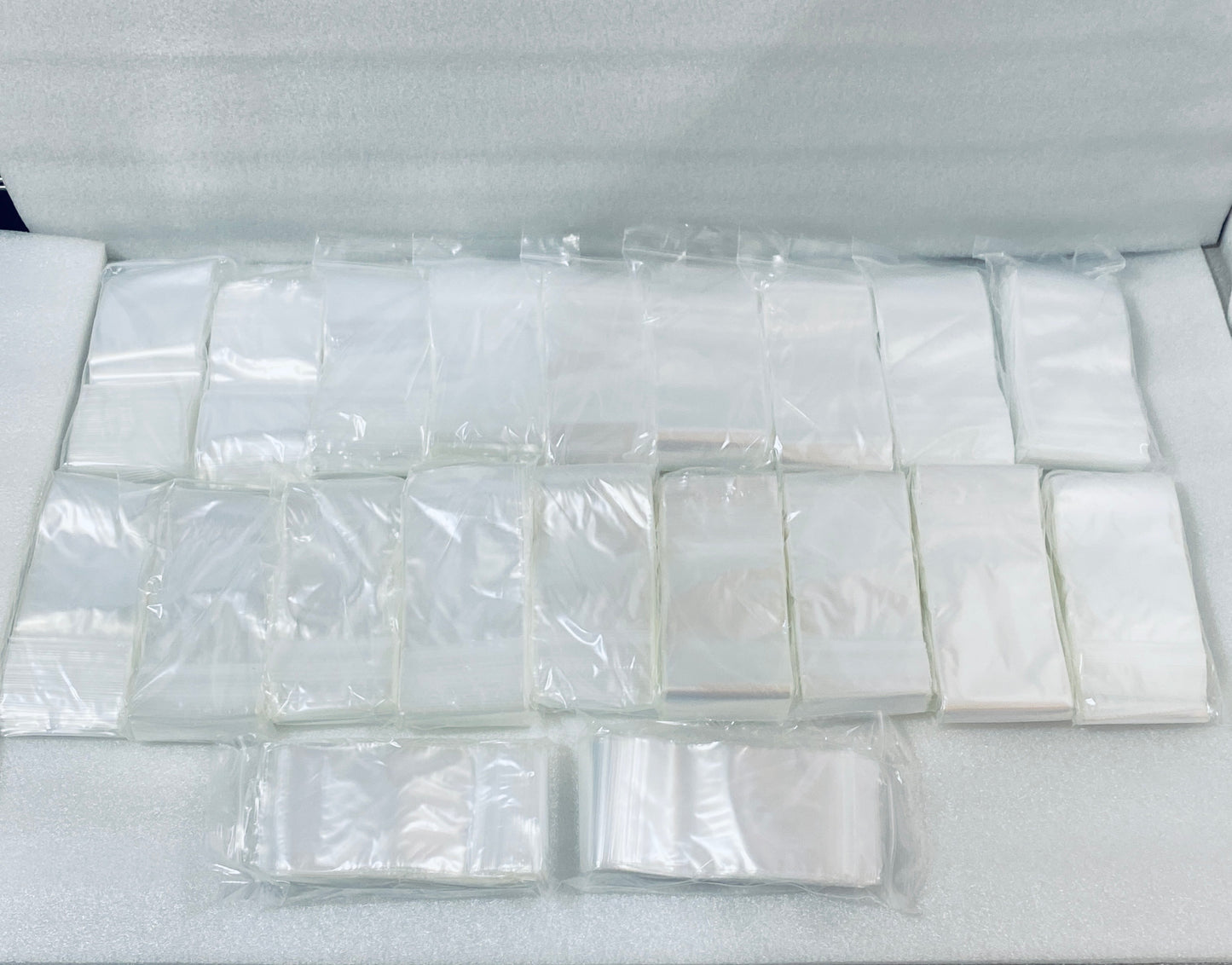 lot Of 2,000 New Open Box - 3" x 5” 2 MIL Thick Clear Reclosable Bags, S-1293