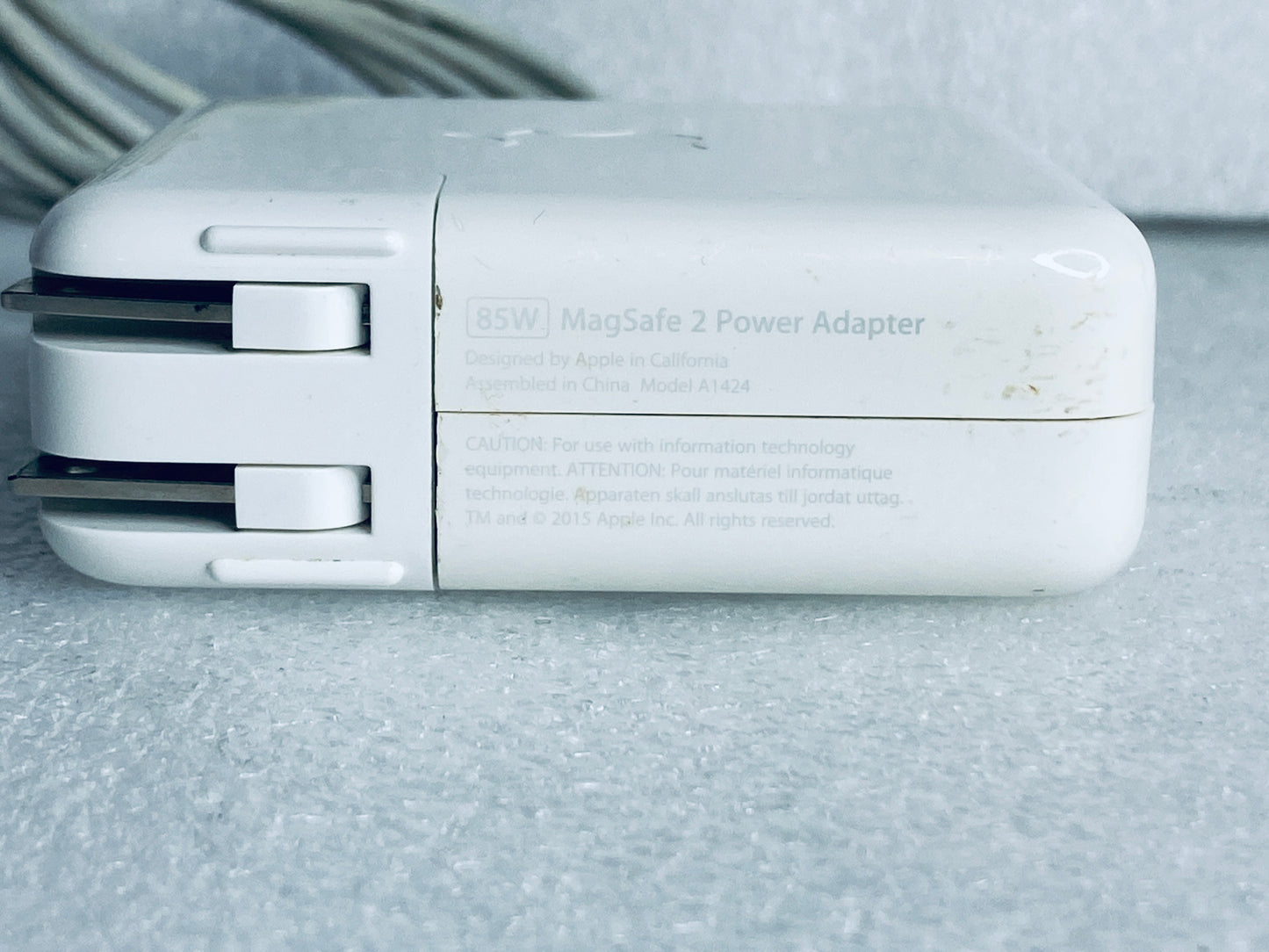 apple 85W MagSafe 2 Power Adapter Magnetic T-Tip MacBook Pro, A1424 – (READ)