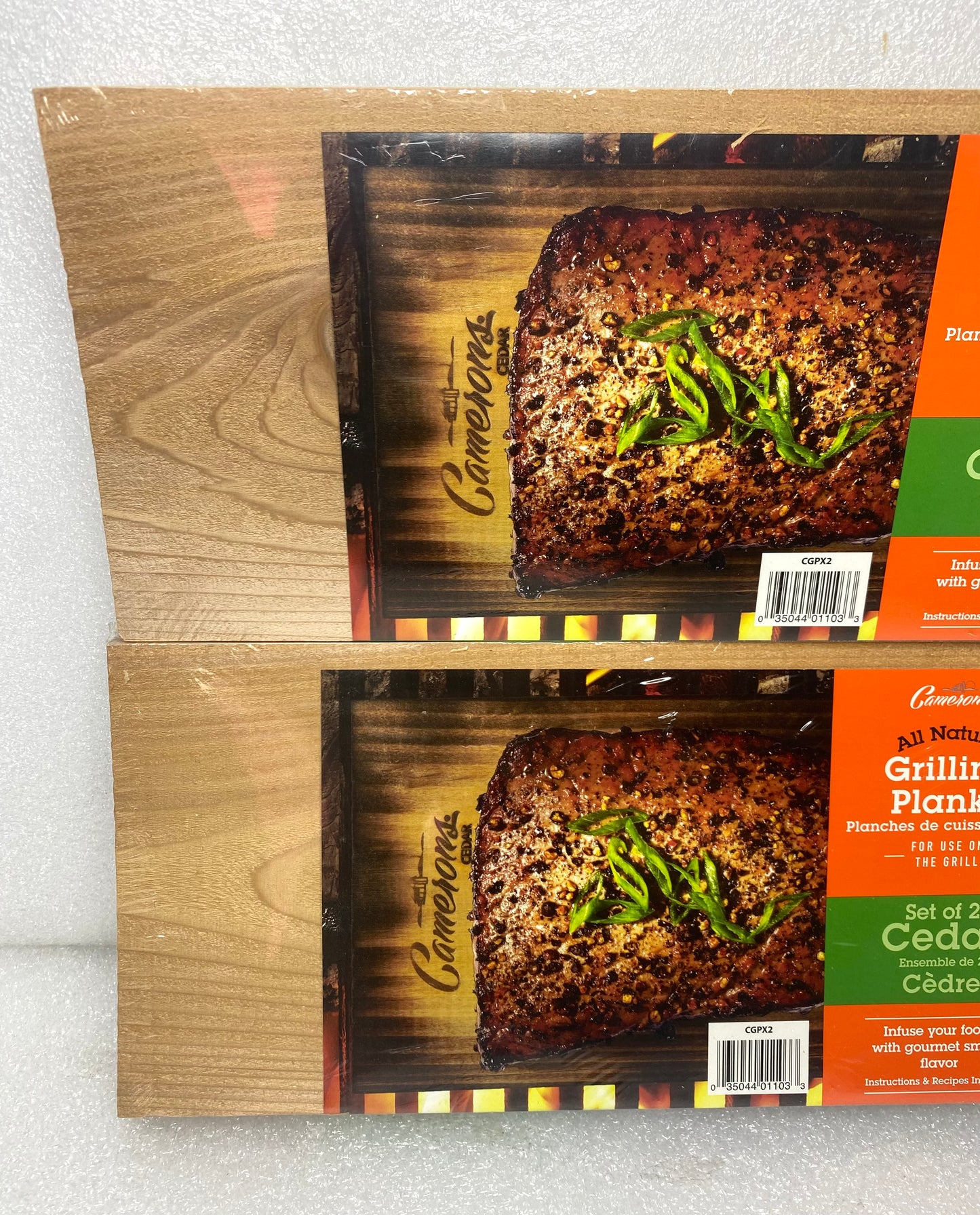 2 Sets-New Camerons All Natural Premium Grilling Cedar Planks/Wood, 5.5" x 11.5"