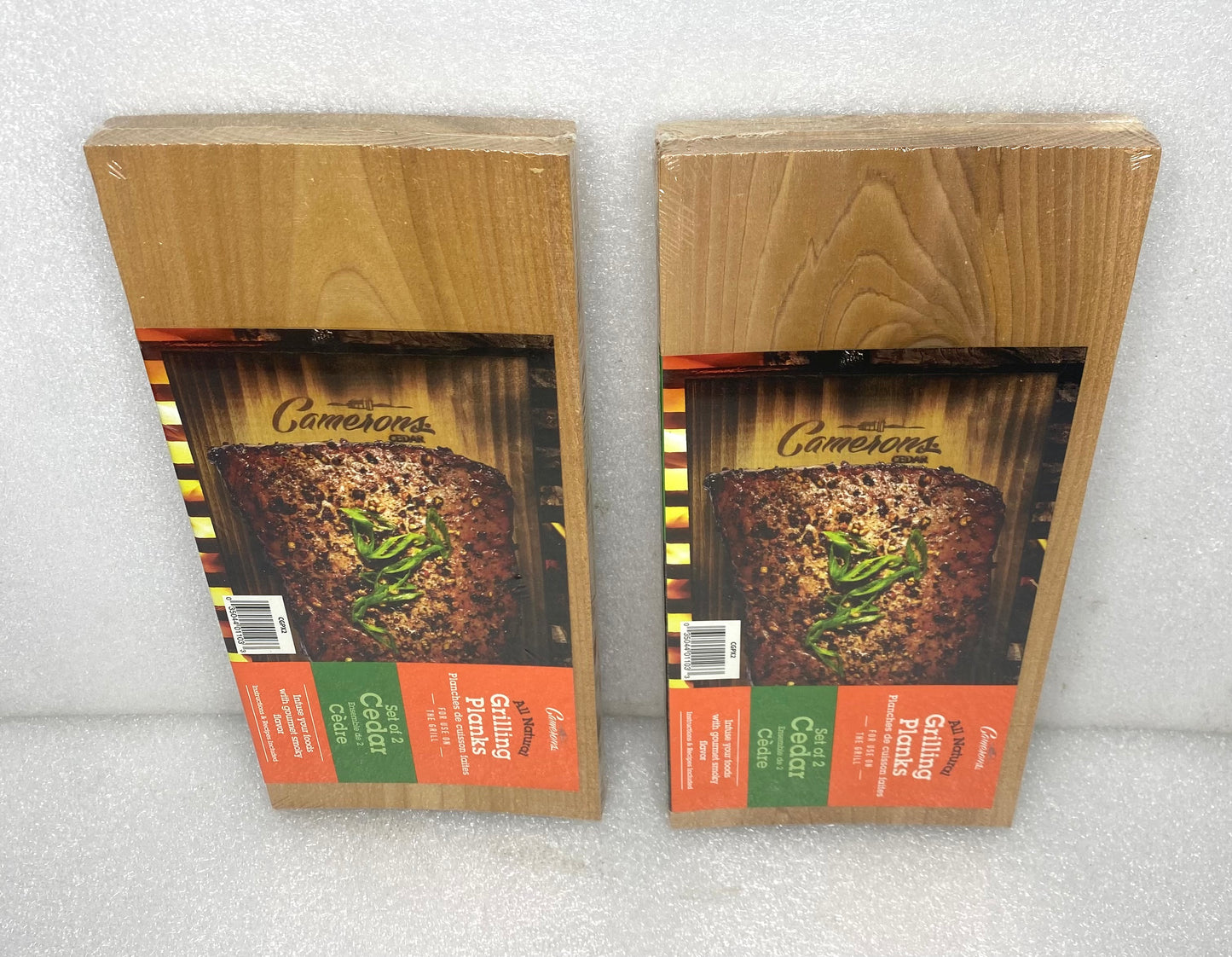 2 Sets-New Camerons All Natural Premium Grilling Cedar Planks/Wood, 5.5" x 11.5"