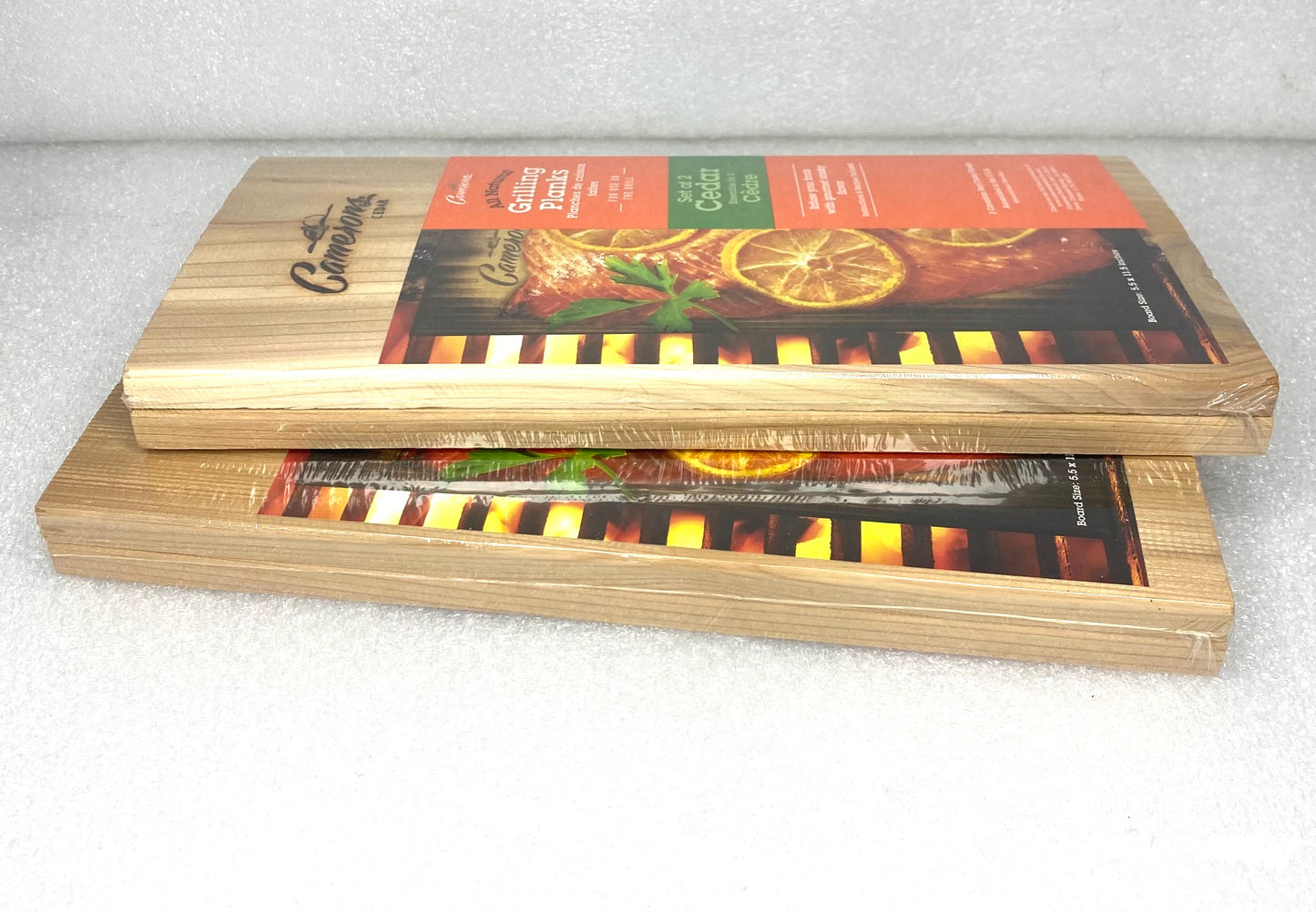 2 Sets-New Camerons All Natural Premium Grilling Cedar Planks/Wood, 5.5" x 11.5"