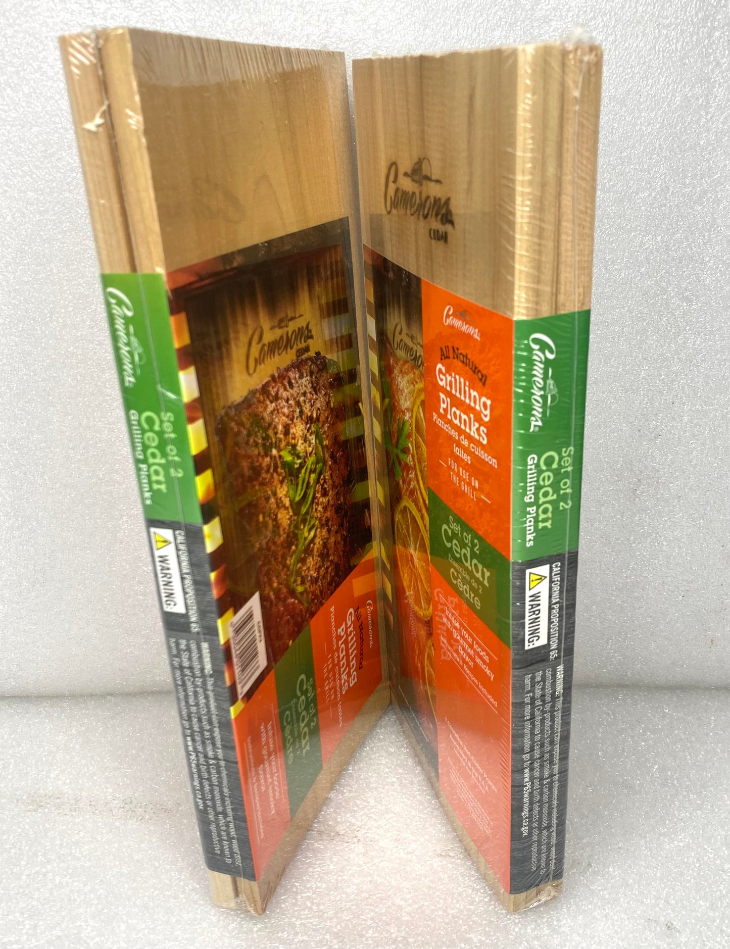 2 Sets-New Camerons All Natural Premium Grilling Cedar Planks/Wood, 5.5" x 11.5"