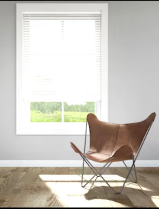 new Other LEVOLOR Trim+Go 2” White Faux Wood Cordless Blind, 27” x 64” - (READ)