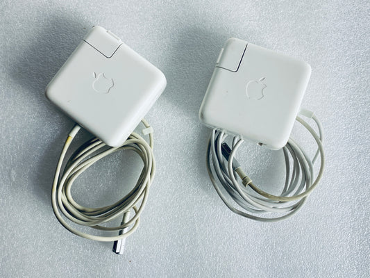 lot Of 2 - Apple 60W Magsafe Power Adapters For 13" MacBook Pro, A1344 - (READ)