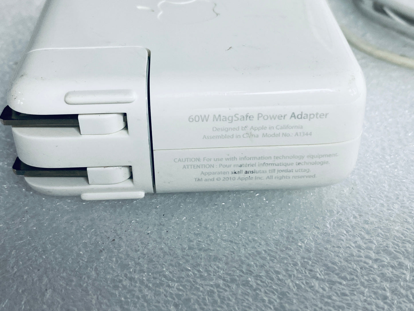 lot Of 2 - Apple 60W Magsafe Power Adapters For 13" MacBook Pro, A1344 - (READ)