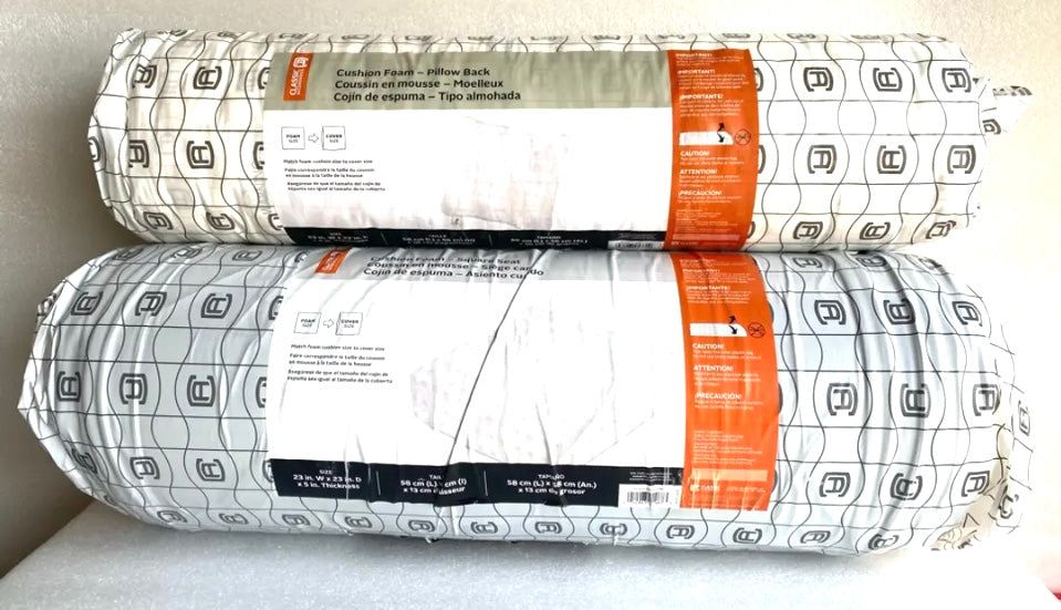 #110 - New - Classic Accessories Montlake Patio Chair Seat Cushion Foam 61-019-010919-RT & 61-061-019901-RT - (IN COLOR AS SHOWN)