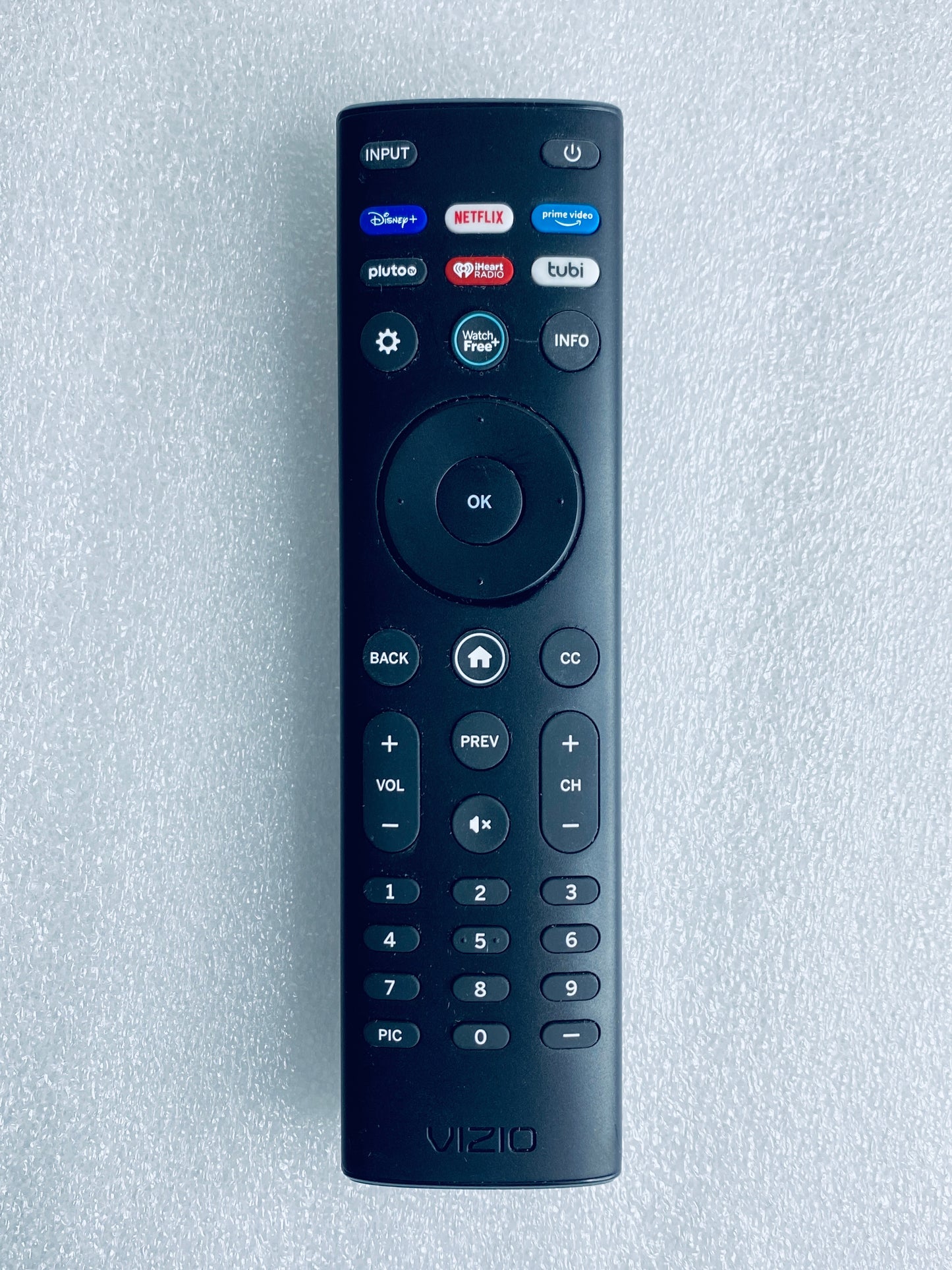 vizio Black TV Remote Control, XRT140V4