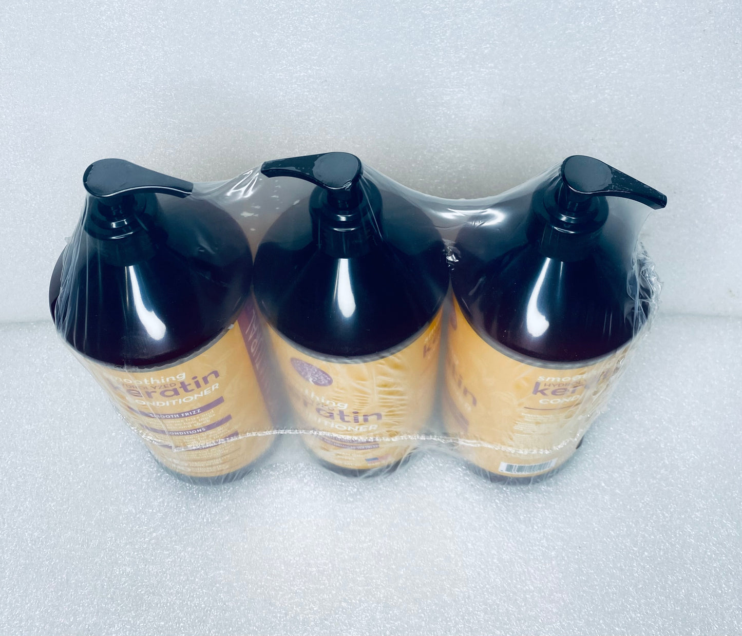 #76 - lot of 3 New Arganatural 32 fl oz (Each) Hydrolyzed Keratin Conditioners - (READ) - (IN CONDITION AS SHOWN)