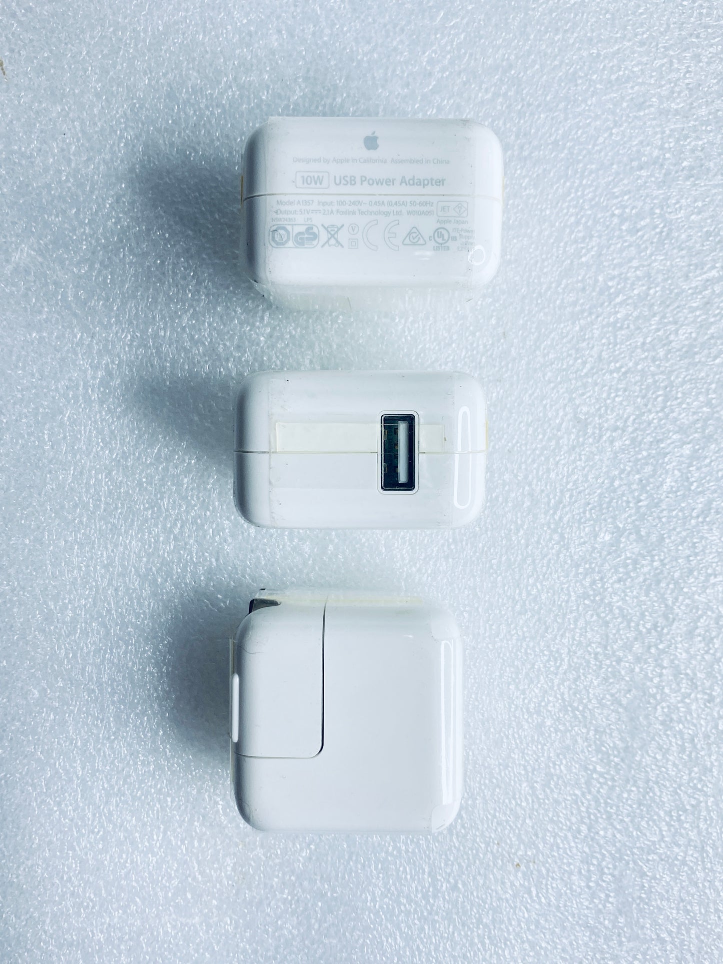 lot Of 3 New Other - Apple 10W A1357 USB Power Adapter/Charger Bricks