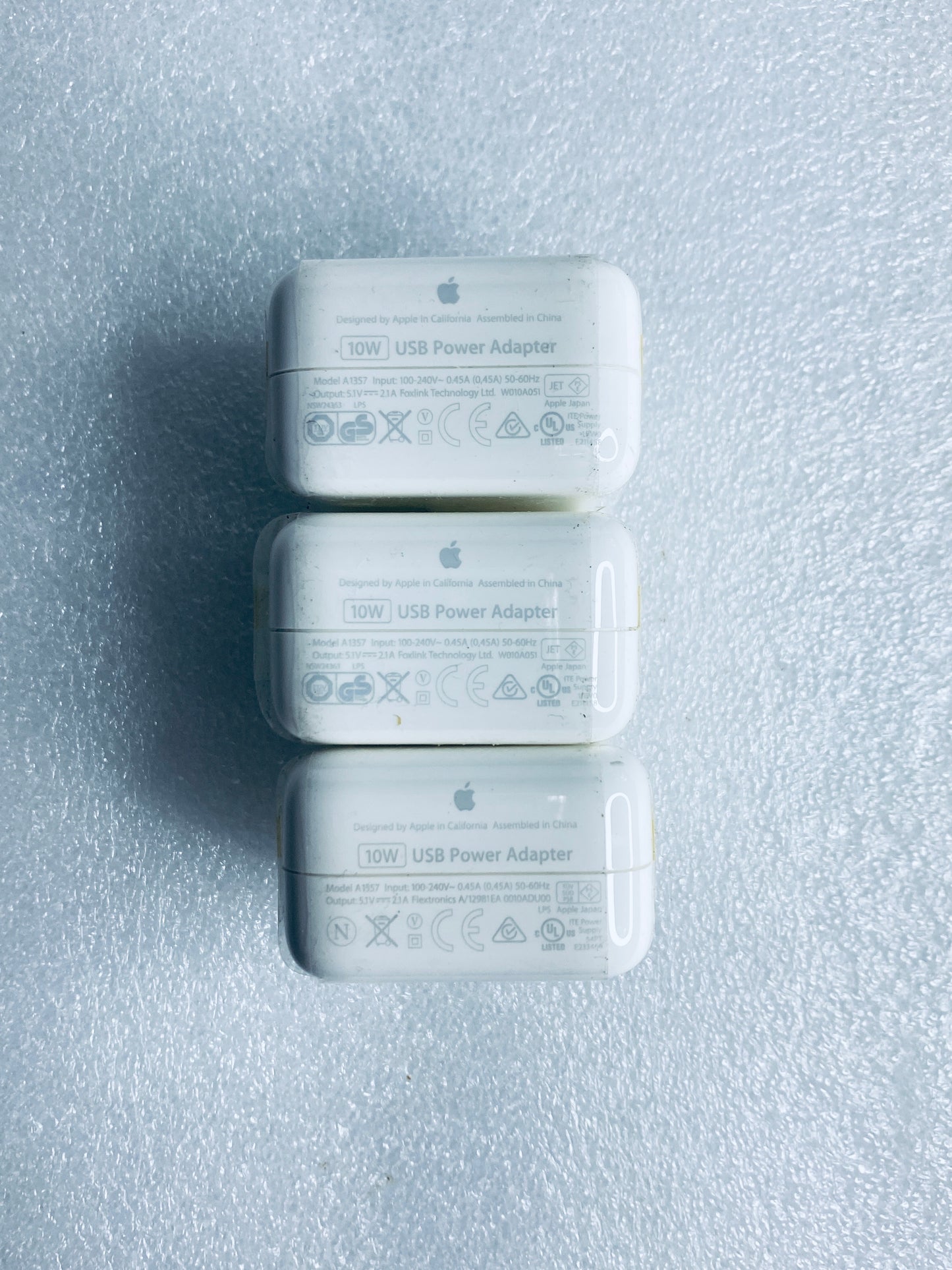 lot Of 3 New Other - Apple 10W A1357 USB Power Adapter/Charger Bricks