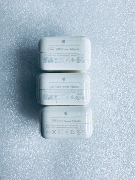 lot Of 3 New Other - Apple 10W A1357 USB Power Adapter/Charger Bricks