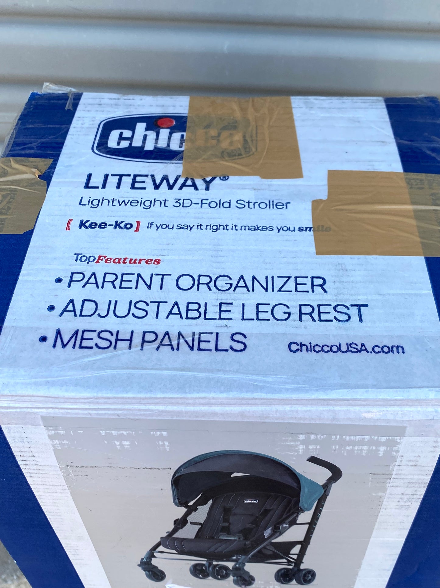 New Other - Chicco Liteway Lightweight 3D-Fold Stroller, Arctic