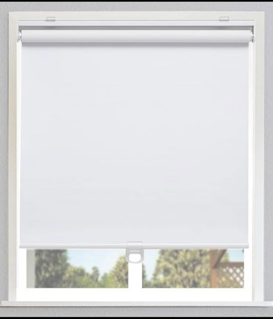 new Other - Aosky Cordless Solar Thermal Insulated Shade, 44" W x 72" H - White