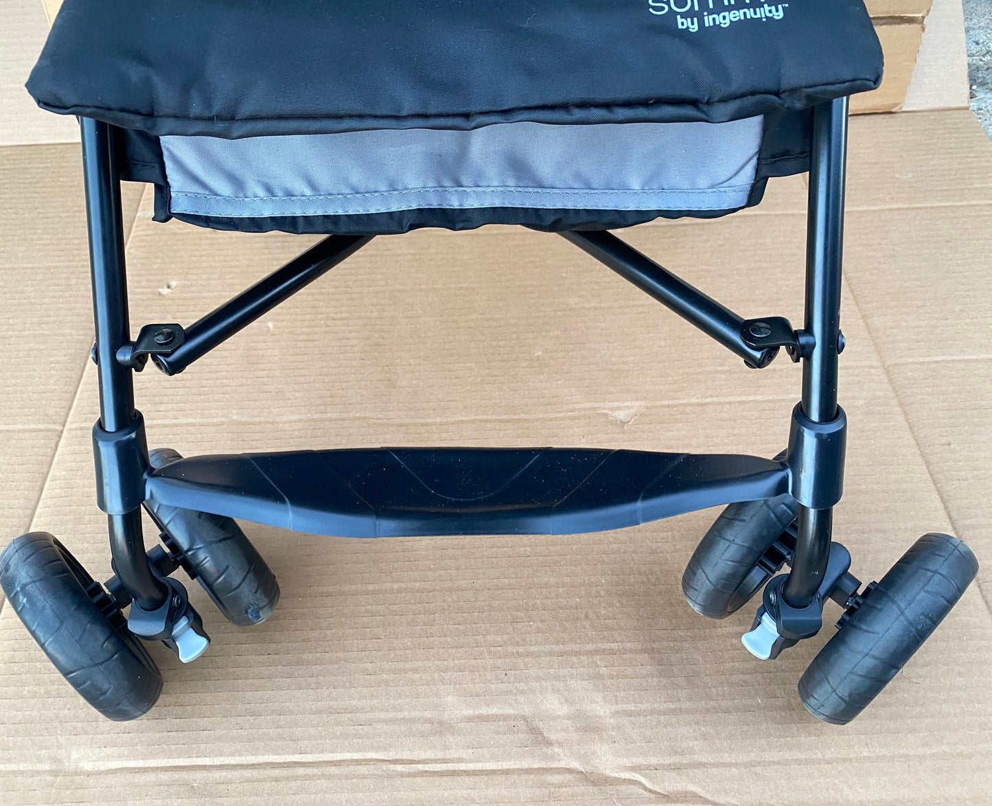 summer By Ingenuity 3D Mini Convenience Stroller, 44" Tall, 32873, Gray - (READ)