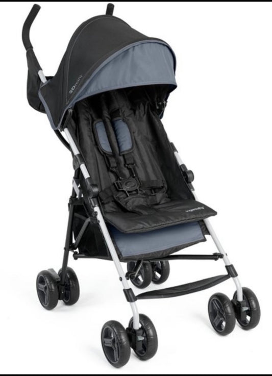summer By Ingenuity 3D Mini Convenience Stroller, 44" Tall, 32873, Gray - (READ)