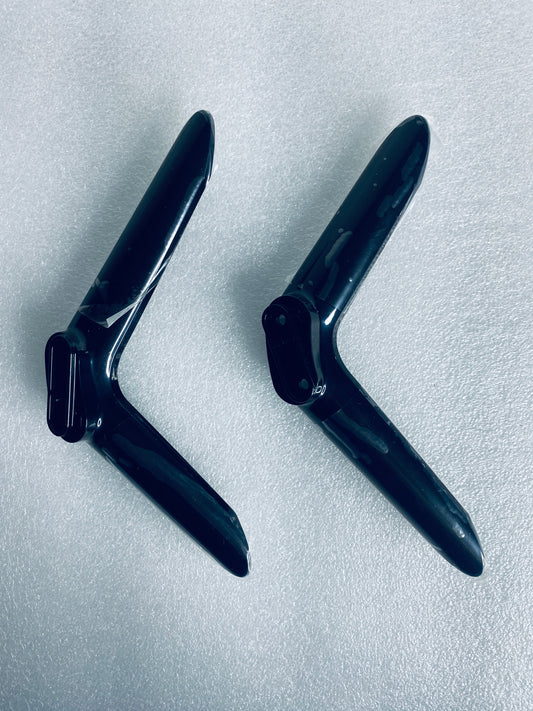 onn 100012589 Black TV Stand Legs - (READ)