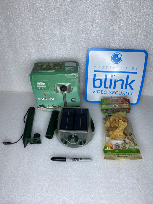 #110 - Assortment Of Security Items & Pet Treats - (IN CONDITION AS SHOWN) $$$
