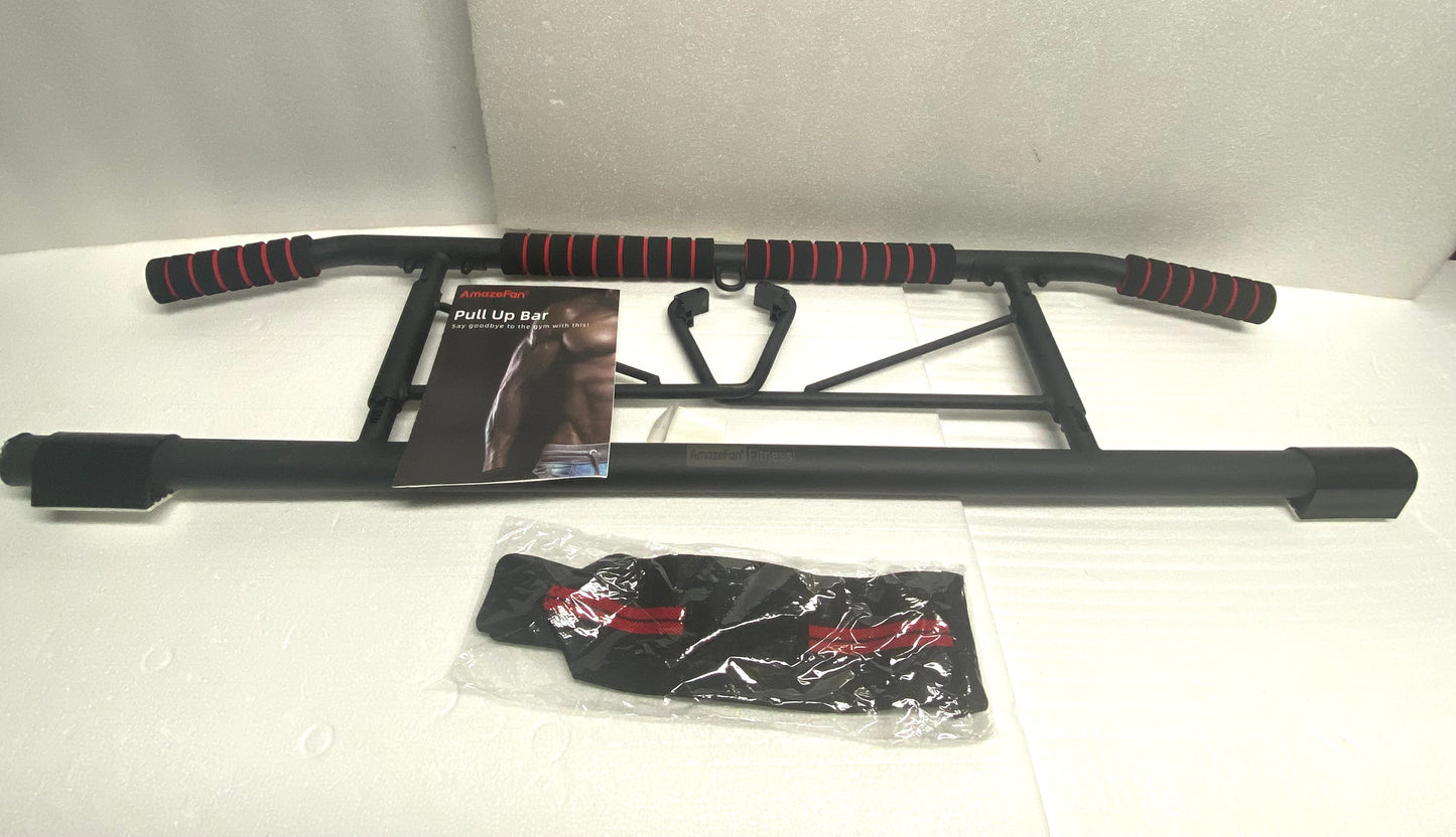 New Other - AmazeFan Fitness Doorway Pull Up Bar With Ergonomic Grip – (READ)