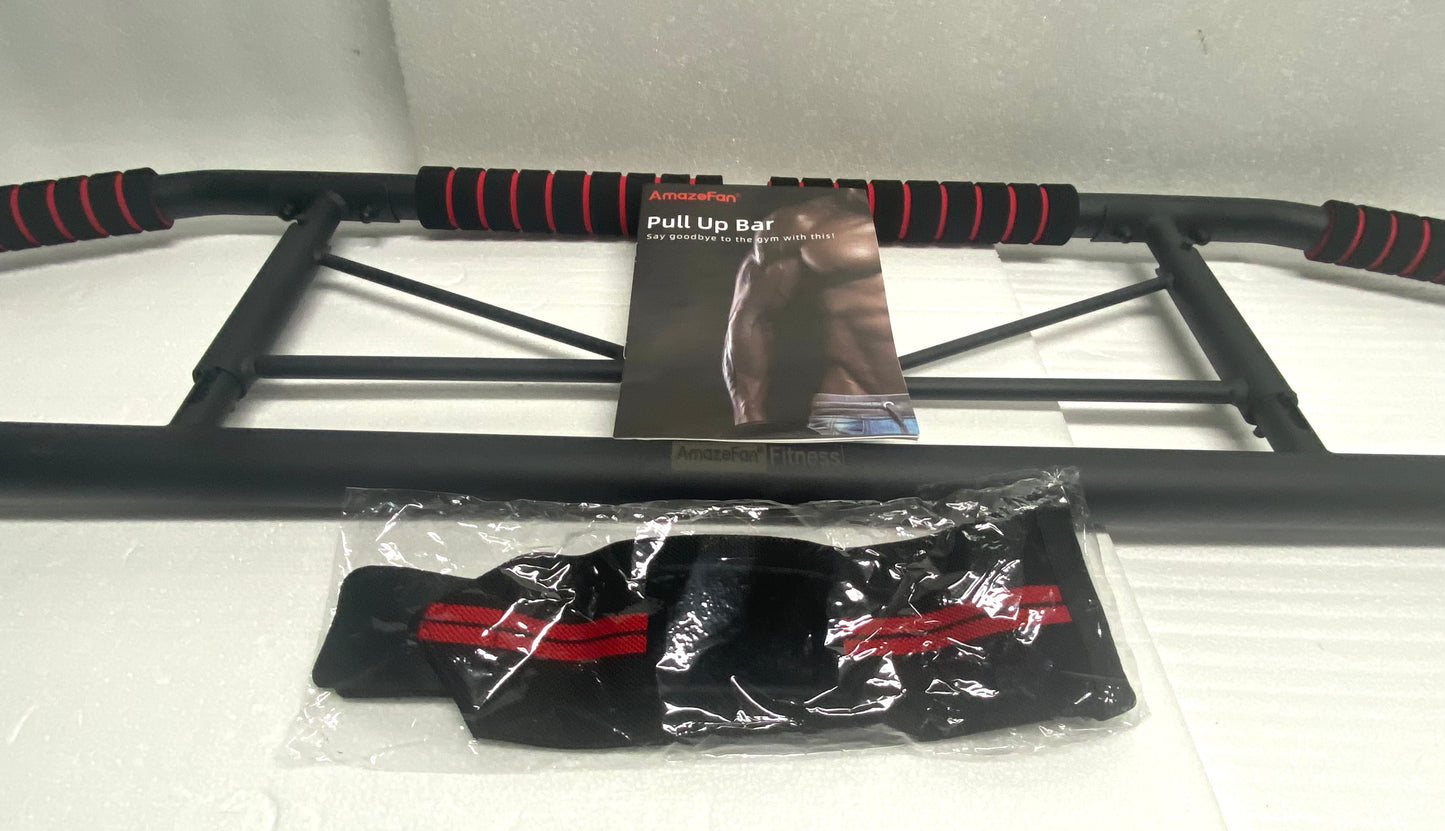 New Other - AmazeFan Fitness Doorway Pull Up Bar With Ergonomic Grip – (READ)