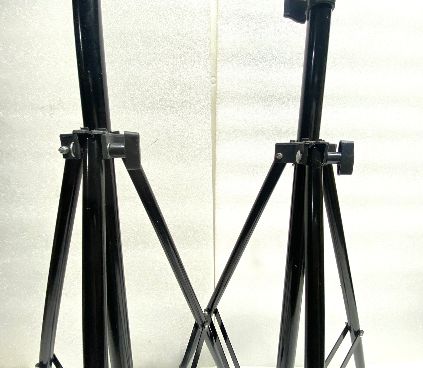 lot Of 2 - Tripod Stands, 43" to 90.5" Tall, Black - (READ)