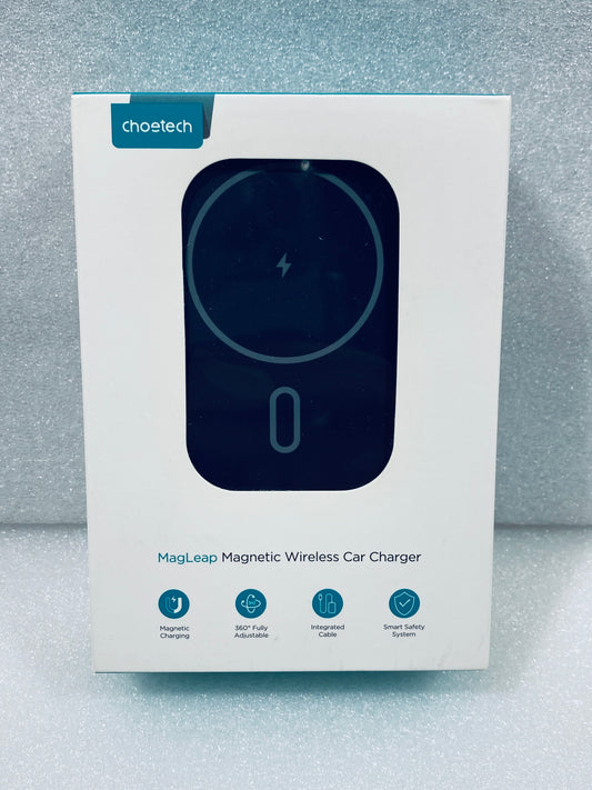 #123 - New - Choetech MagLeap Magnetic Wireless Car Charger, T200-F - (AS SHOWN)