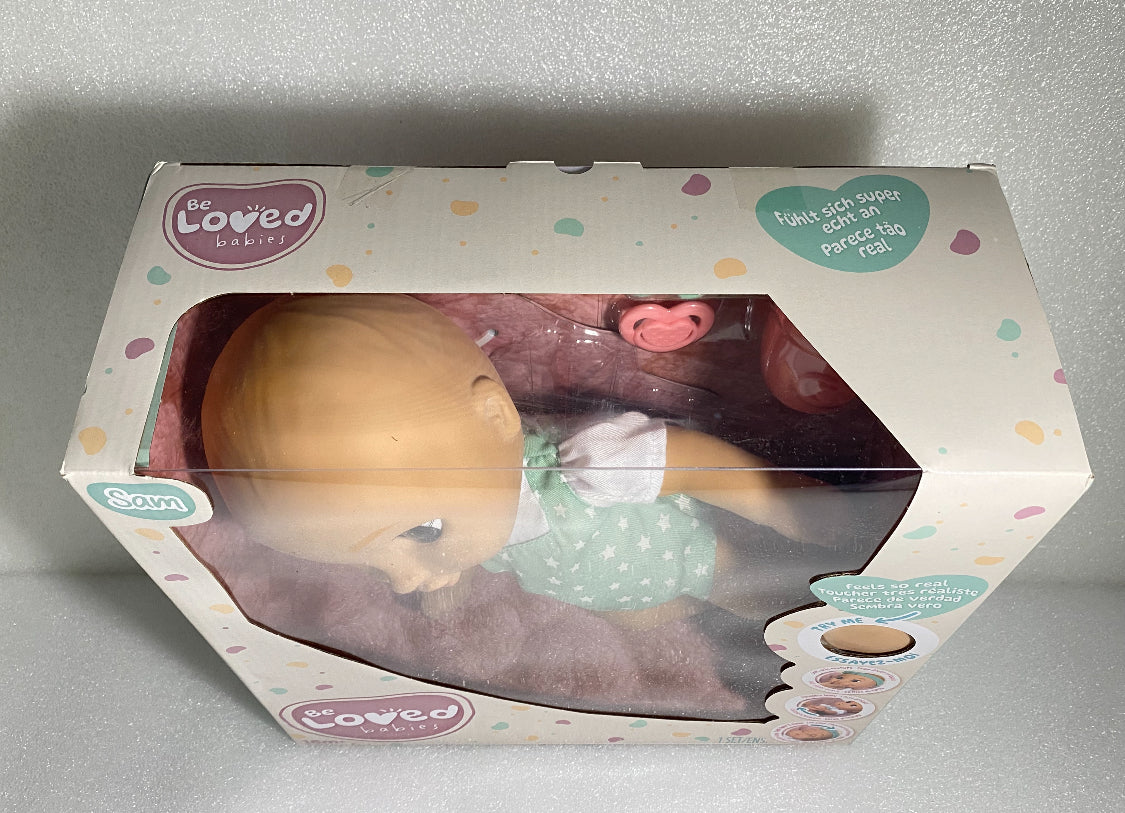 #100 - New Other - Be Loved Babies Boy Sam Toy For 18 Month & Older - (IN CONDITION AS SHOWN) - (READ)