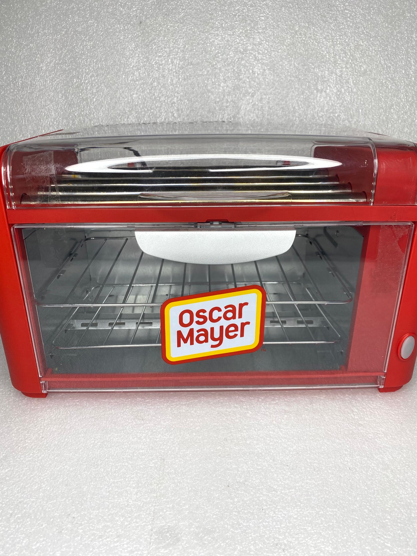 oscar Mayer Hot Dog Roller & Bun Warmer, 15" x 9" x 8", 0MHDRT08RD, Red - (READ)