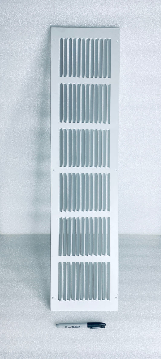 #94 - 32" x 8" White Air Grille - (IN CONDITION AS SHOWN) - (READ)