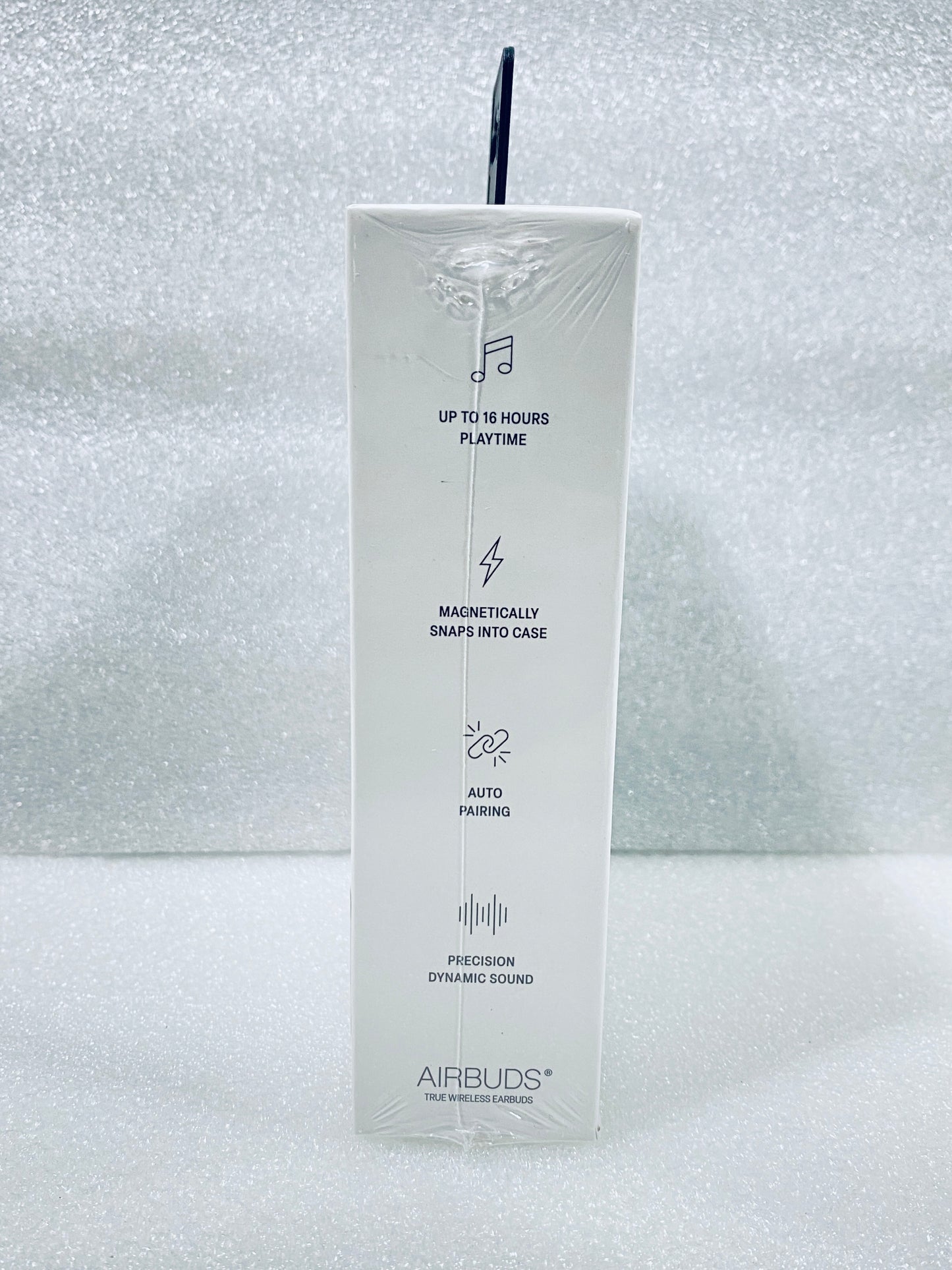 #97 - New - Airbuds Air Slim True Wireless Bluetooth Black Earbuds With Charging Case - (AS SHOWN)