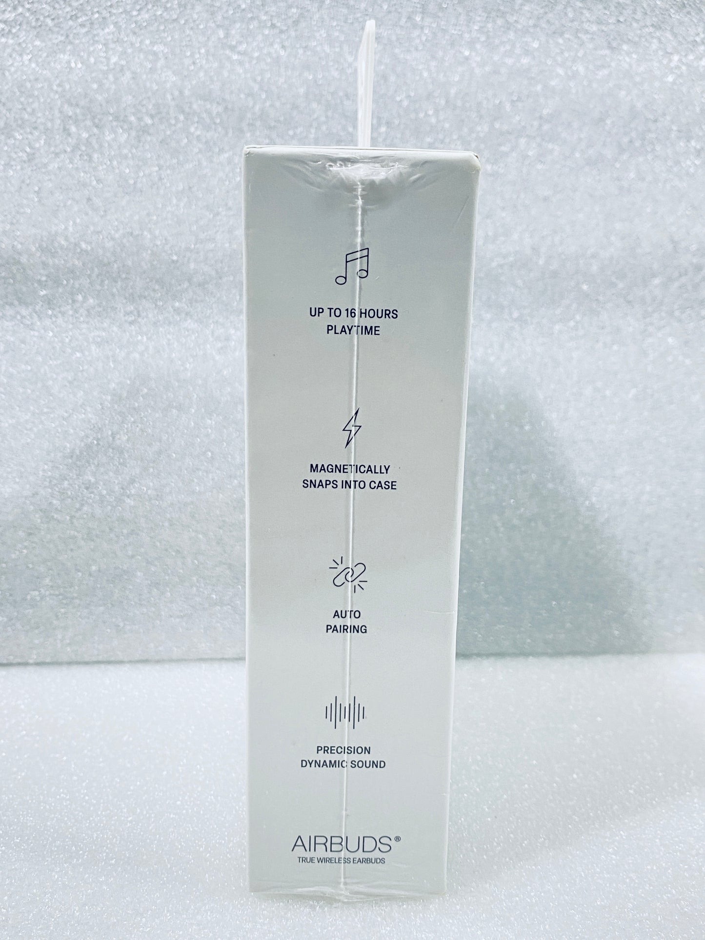 #102 - New - Airbuds Air Slim True Wireless Bluetooth White Earbuds With Charging Case - (AS SHOWN)