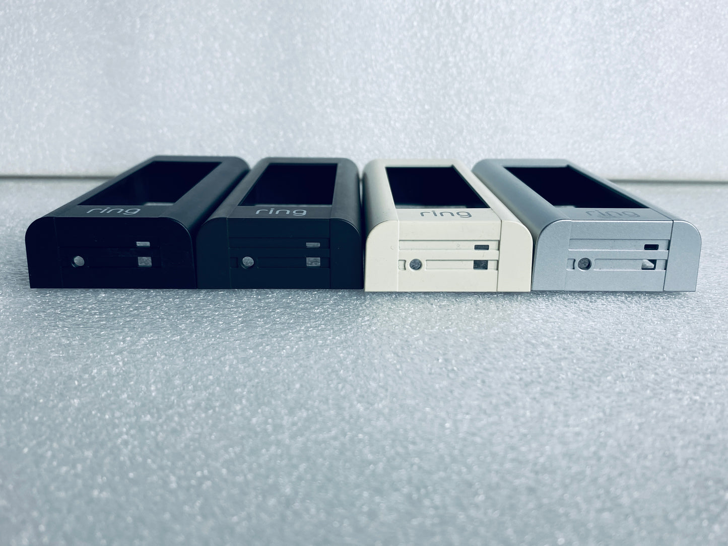 lot Of 4 - Ring Video Doorbell Pro Interchangeable Faceplates, Multiple Colors