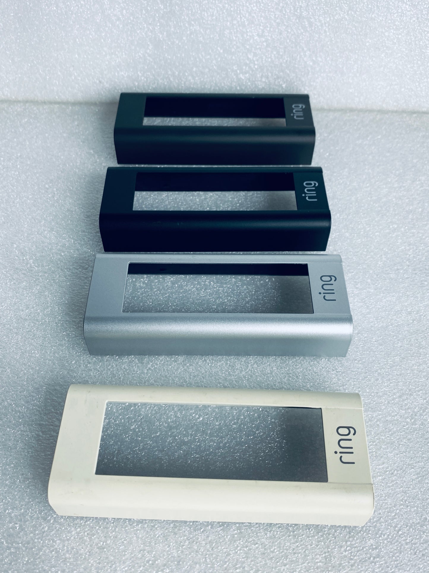 lot Of 4 - Ring Video Doorbell Pro Interchangeable Faceplates, Multiple Colors